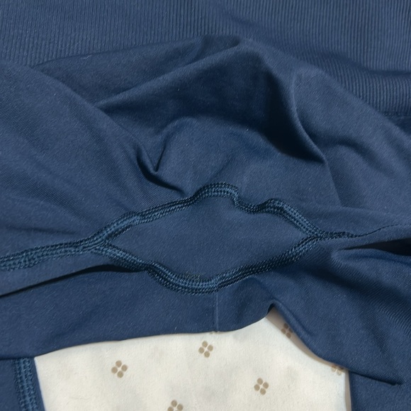 GYM SHARK Navy Blue Leggings Size Medium (Guestimate) - Picture 5 of 5